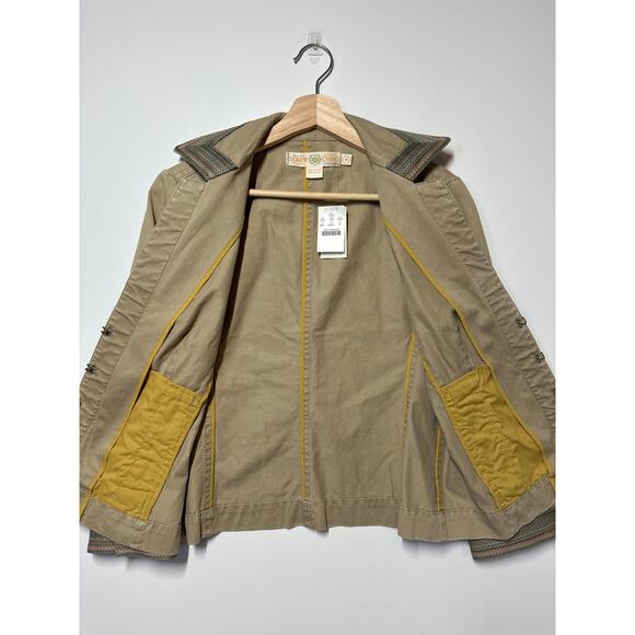 J. Crew Weathered Broken-In Chino Classic Twill Vintage Jacket Cotton Size 8 - Picture 14 of 14